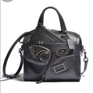 COACH "Zippy Surrey Satchel" Creature face. RARE find. Limited Edition 2014